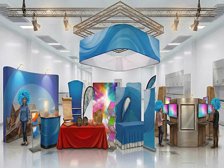 Trade show booth and event display